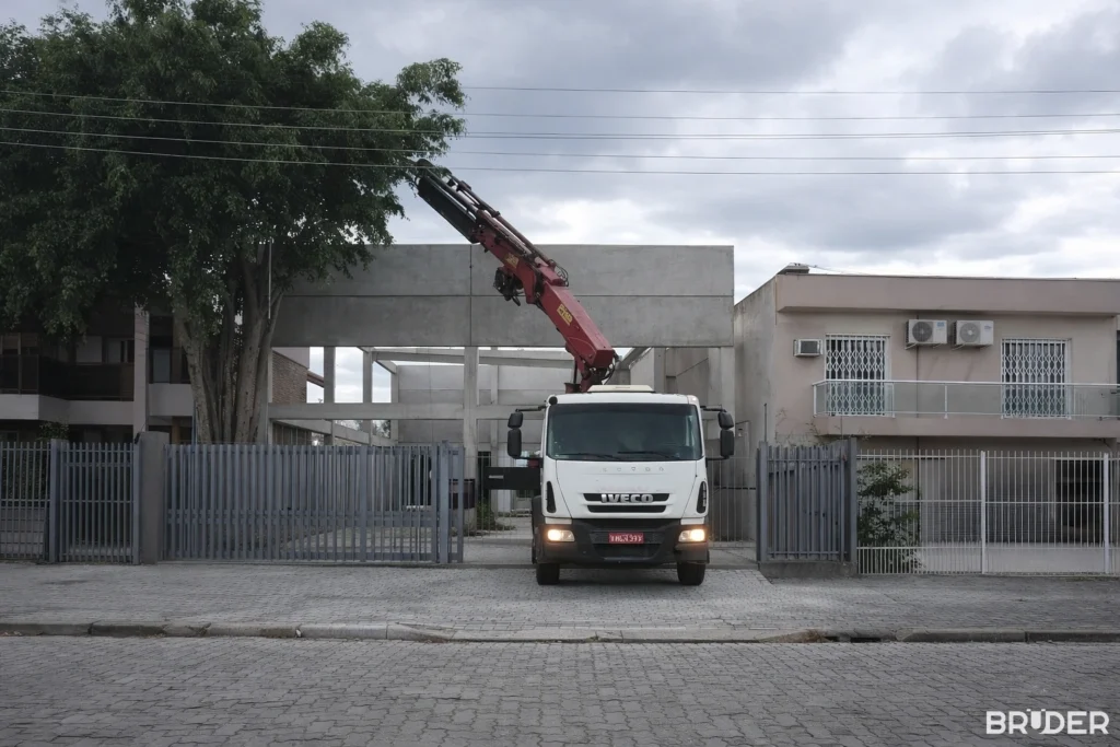 Estrutura pré-moldada comercial em Pelotas - Bruder Pré Moldados